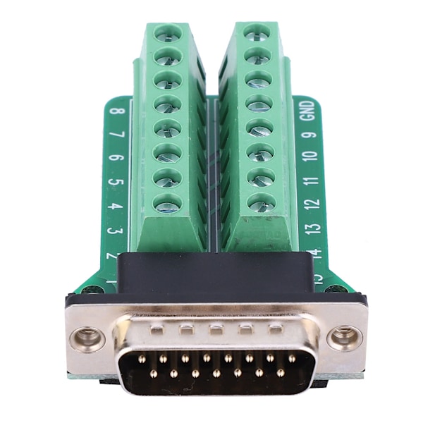 2 stk DB15-G2-00 DB15 til terminalblokk hannkontakt Nittende tanntype