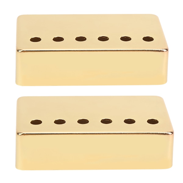 2 kpl sähkökitaran mikrofonikannen, nikkeli, 50 mm ja 52 mm, musiikki-instrumenttarvikkeet, kulta