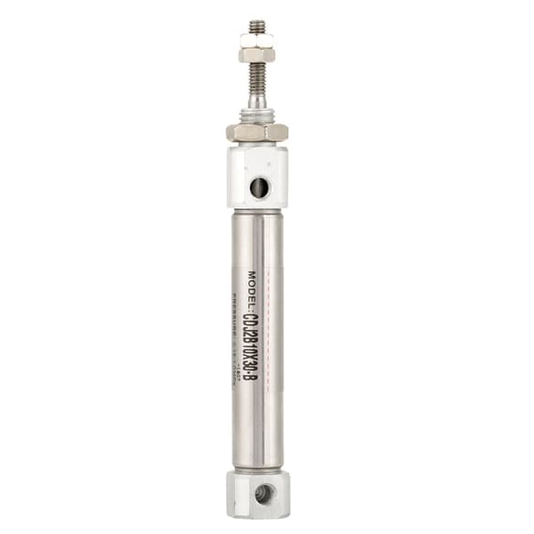 CDJ2B10-30B 10 mm diameter 30 mm slaglengde Dobbeltvirkende pneumatisk luftsylinder i rustfritt stål