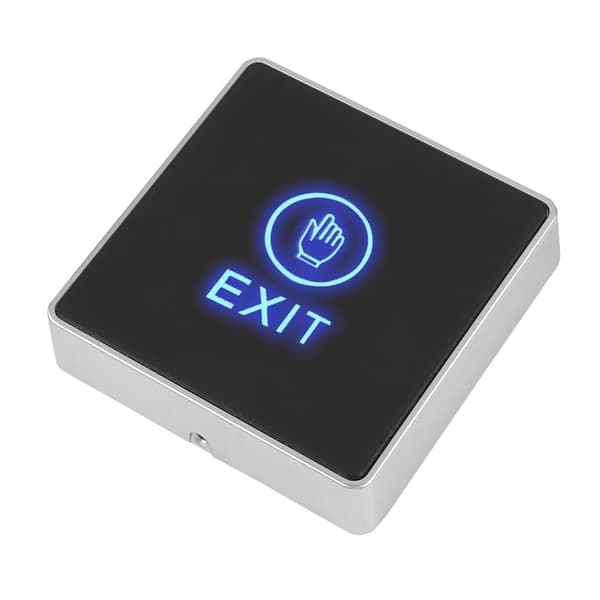 【NX】Dør Touch Exit Frigjør opplåsningsknapp Bryterpanel LED-lampe Kompatibel med dørkontrollsystem