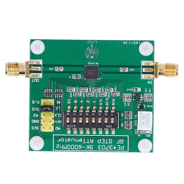Dæmpermodul Digital RF 9K‑4GHz Båndbredde 0,25dB til 31,75dB PE43703 Tilbehør
