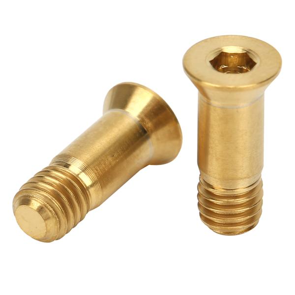 2 kpl Titanium-pultit M5x14,2 mm maastopyörän takavaihtajan kiinnityspultit Golden