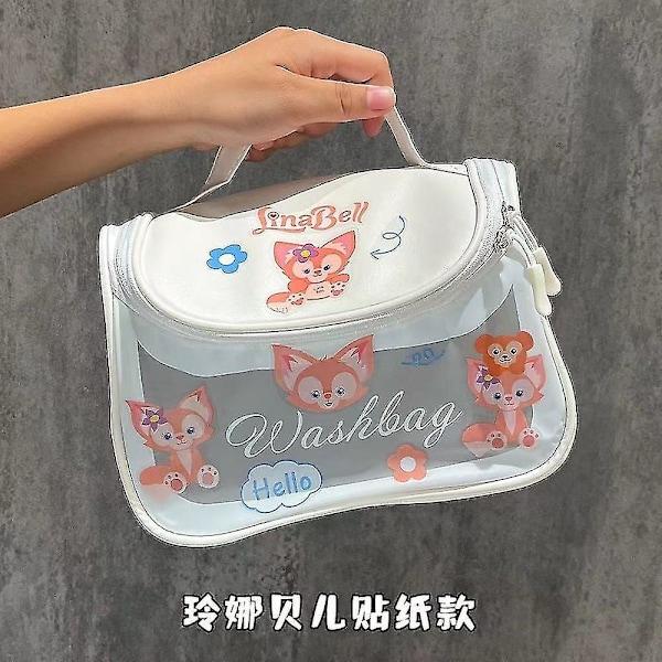 Kawaii Sanrio Anime Cinnamoroll Kuromi Cosmetic Bag - Large Waterproof Storage Bag