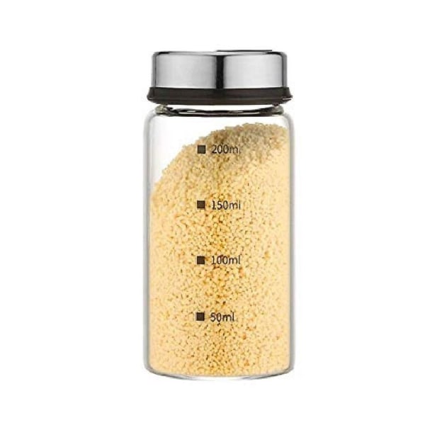 Husholdningskrukkeflaskeboks Salt Sukkergryde Peberdåse Solid Krydderibeholder Mulighed for store og små huller