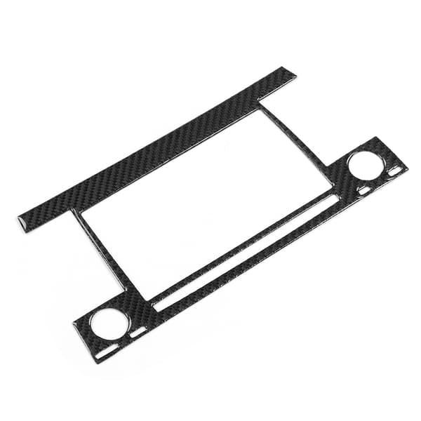 Dekorpanel i karbonfiber for navigasjonsdisplay, blank overflate, passer til Prius 2012‑2015