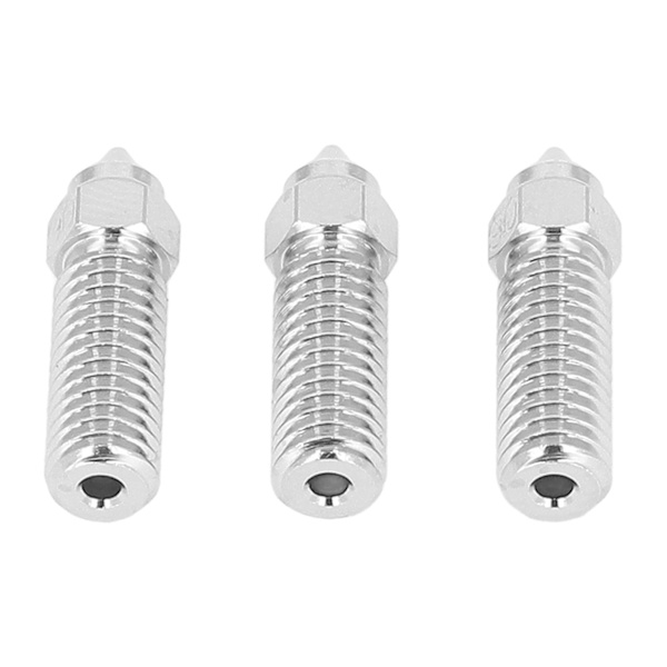 3 stk 3D-printer Extruder Dys 1,75 mm M6 Højhastighed Hotend Extruder Dys til Creality K1 1,75/0,6 mm