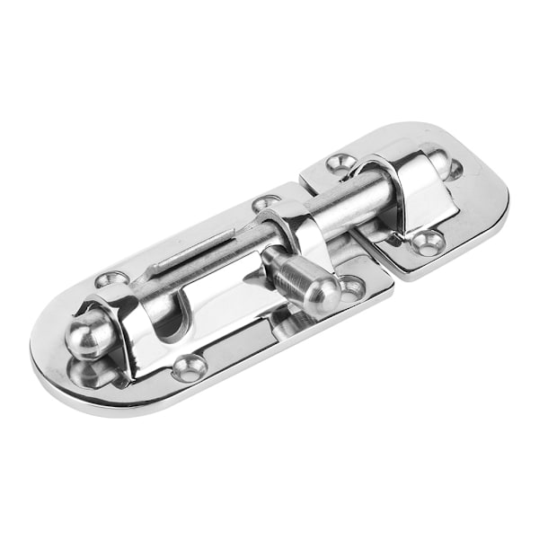 Tønnebult Rustfritt Stål Marinbåt Hyttedør Lukke Spærrlås Marin håndbeslag 110 x 38 mm