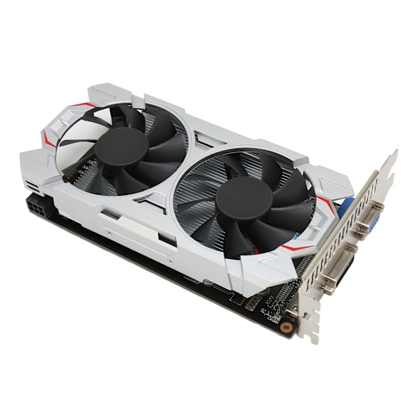 Gaming Grafikkort 4K HD-utgång GDDR5 128BIT Dual Fans 1072MHZ 5400MHZ Grafikkort för stationära datorer GTX750TI 4GB