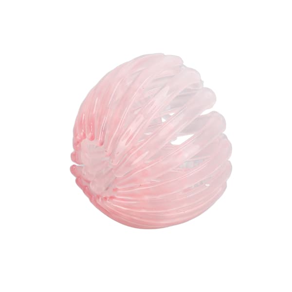 Fugleredeformede hårspenner Kvinner Jenter Elegant utvidbar hårknute hestehaleholder Hårtilbehør Rosa