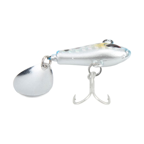 20g Fishing VIB Metal Mini Lures Konstgjorda Hårda Fake Bait Night Light VIB Spoon Fiskeredskap Blå