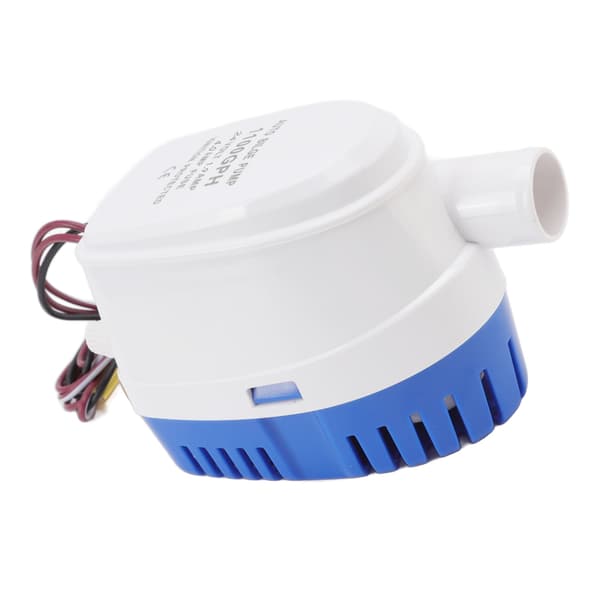 【NX】Elektrisk DC vattenpump flottörbrytare Automatisk länspump Micro dränkbar pump 4 meter lyft 24V 1,9A