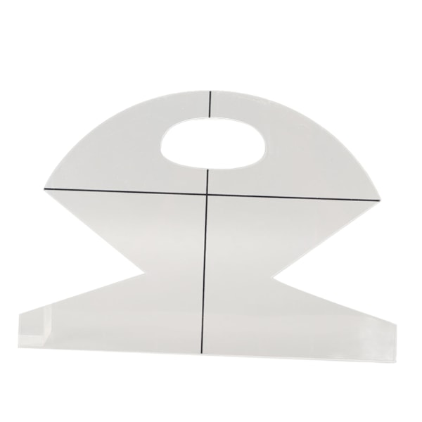 Bollevarmer Mal 10 Tommer Transparent Glatt Slitesterk Akryl Kurv Veske Mal for Hjemmesøm DIY