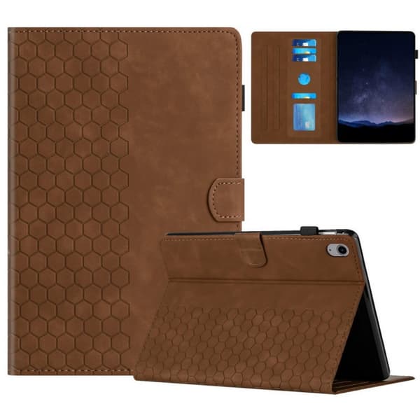【NX】Etui kompatibelt med iPad (A16) (2025) Bikubemønster - 8 farver Lila
