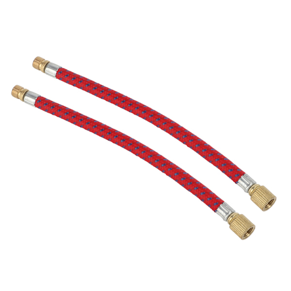 2 kpl Pyöränpumppu Jatkoputkea Pituuden Kasvatus 16,6 cm / 6,5 tuumaa Nylon Kupari Materiaalit Kaksoisventtiili Suunnittelu Pumppuletku