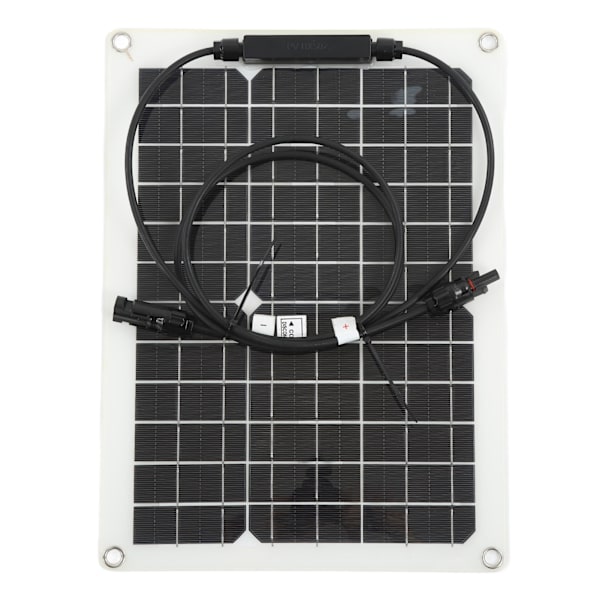 Solcellelader til bilbatteri 30W 18V Monokrystallinsk silisium solcellepanel styringssett for utendørs yacht båt