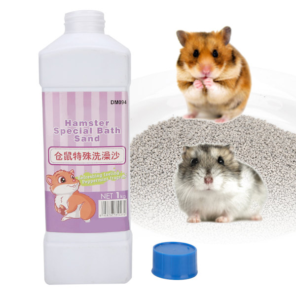 1 kg Naturlig ingrediens Säker Djurbadsand Hamster Chinchilla Kaninbadsand