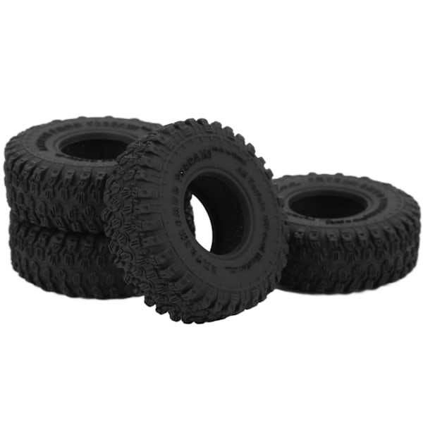4 kpl 1.0 tuuman rengasnahkaa simulointimalli RC-autoille 1/24 RC-kiipeilyautoille (kallokäsi kynsirengasura)