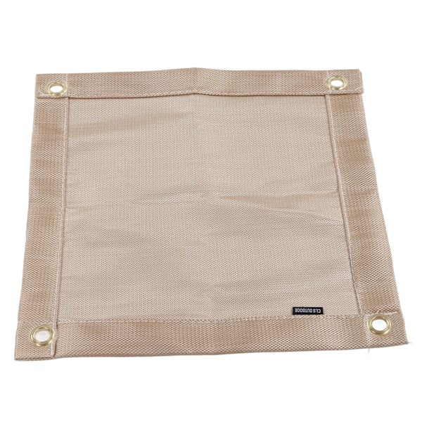 Brannsikker matte Glassfiber Høy temperaturbestandig peismatte Utendørstilbehør for grilling camping piknik mini 30x30cm/11,81x11,81in