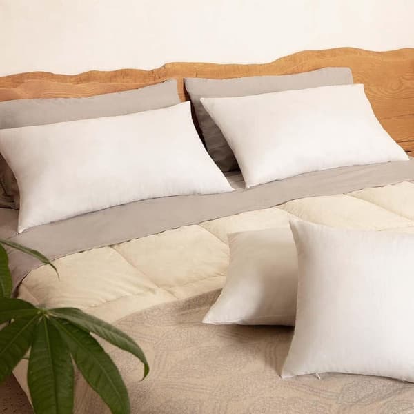 【NX】Sängkudde 40 x 70 cm, set med 2 innerkuddar, allergivänlig