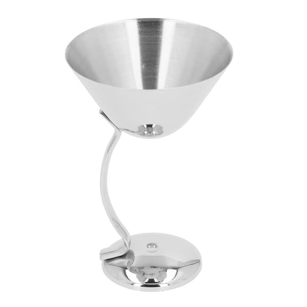 150 ml rustfrit stål Martini Cocktail Glas Kobberbelagt Metal Vinglas Bar Tilbehør Rustfrit stål Farve