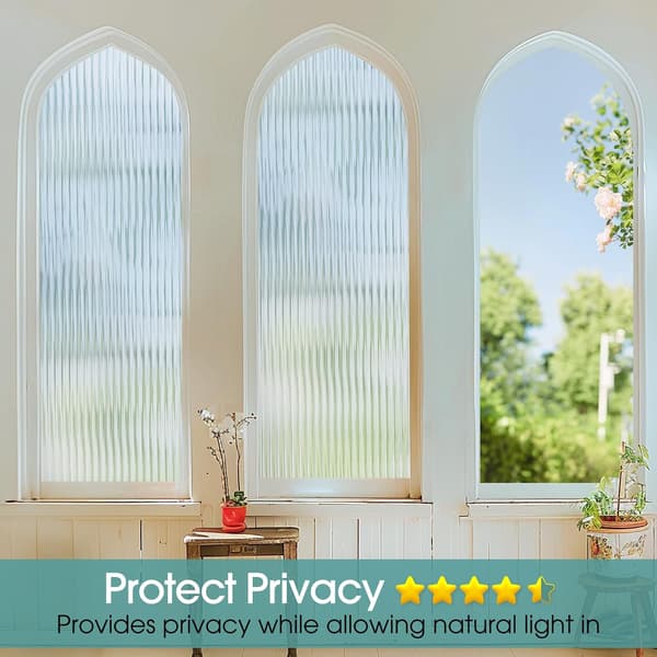 17.5x78.7 inch 3D Decorative Fluted Window Film