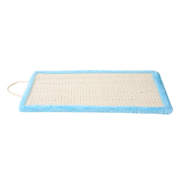 Sisal Hängande katt Kattunge Scratch Pad Kattmynta Scratching Claw Board Pet Leksak Tillbehör Blå