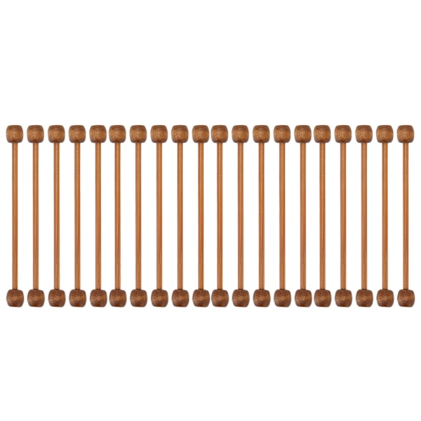20 stk Mini Tre Gobeleng Hengepinner DIY Håndverk Polert Mini Gobeleng Stang Trepinner for Håndverk