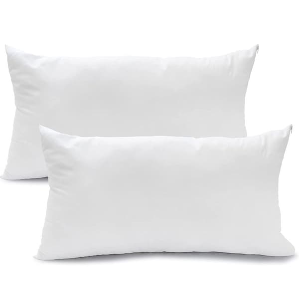 【NX】Sängkudde 40 x 70 cm, set med 2 innerkuddar, allergivänlig