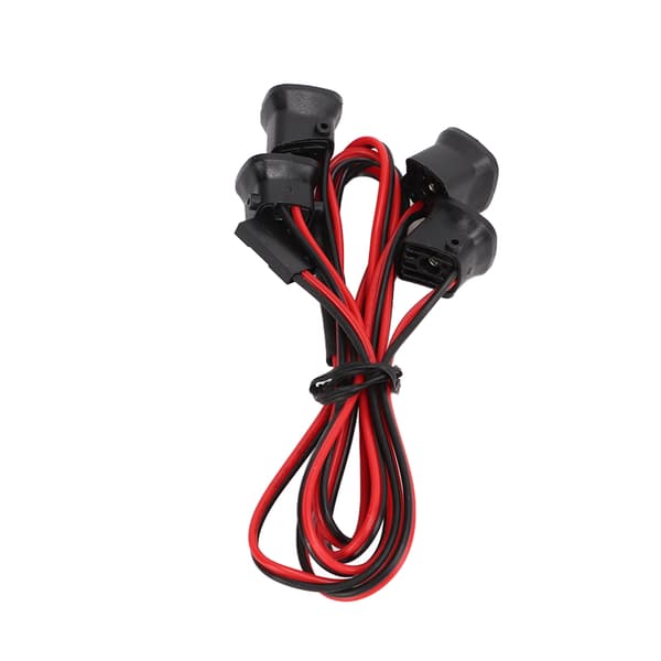 RC LED Taklys 16LED 4 Spotlight Perfekt Tilbehør Universal Slitesterk RC Bil Frontlys Rød