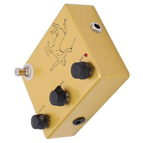 Gitarreffektpedal Overdrive True Bypass Justerbar Bærbar Instrumenttilbehør