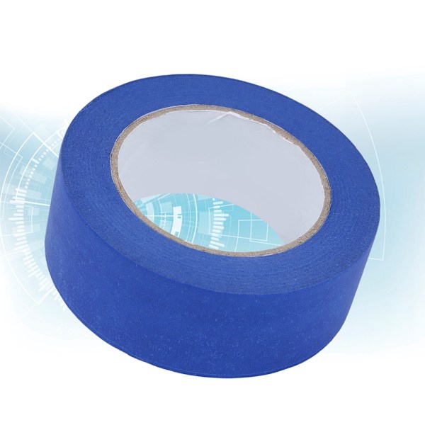 Blå maskeringstejp DIY Bilmålning Sprayning Tejp Dekor för 3D-skrivare 45mmx50m