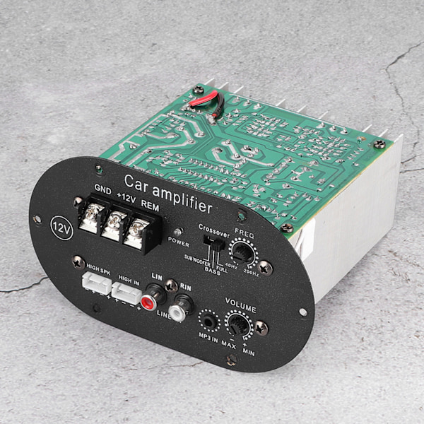 Bilstereoförstärkarkort 120W 12V Pure Full Tone Bas Subwoofer Core Auto Stereo Högtalarförstärkare