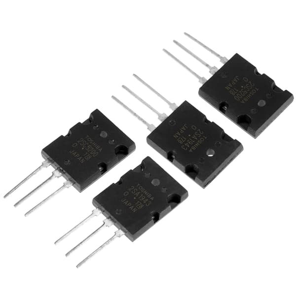 【NX】par sorte 2SA1943 2SC5200 højeffektive matchede lydtransistorer