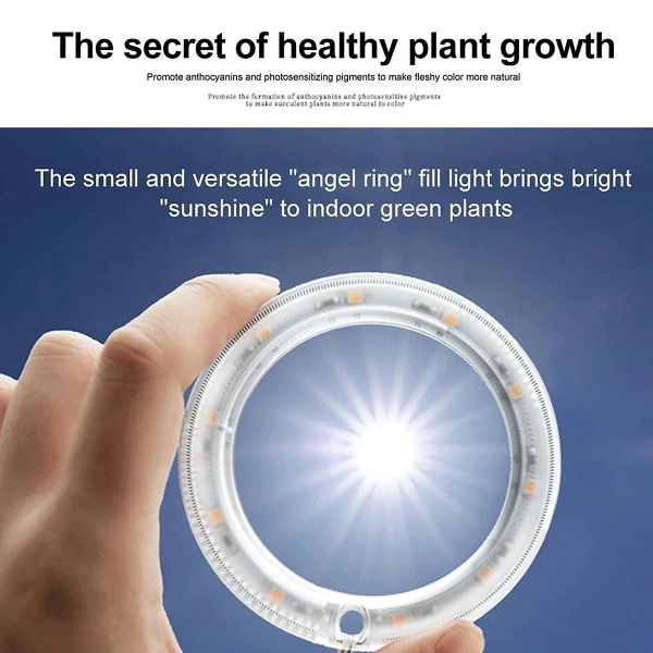 1/2/3/ Heads Plant Grow Light Lamps, USB Sunshine Light Red & Blue Lighting Led Plant Growth Lights Full Spectrum 3 head