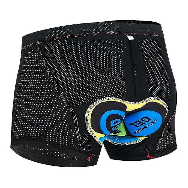 Cykelshorts Mænd Pro Stødabsorberende Polstret Cykelundertøj MTB Landevejscykel Shorts XXXL BL151-Y
