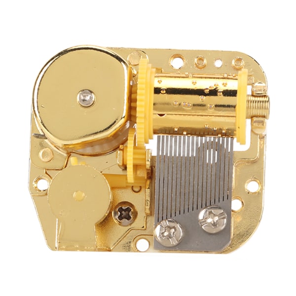 Windup Musical Movement 18 Note Pleasing Melody Alloy Enkel montering musikdosa Movement för byte av gör-det-själv-reparation