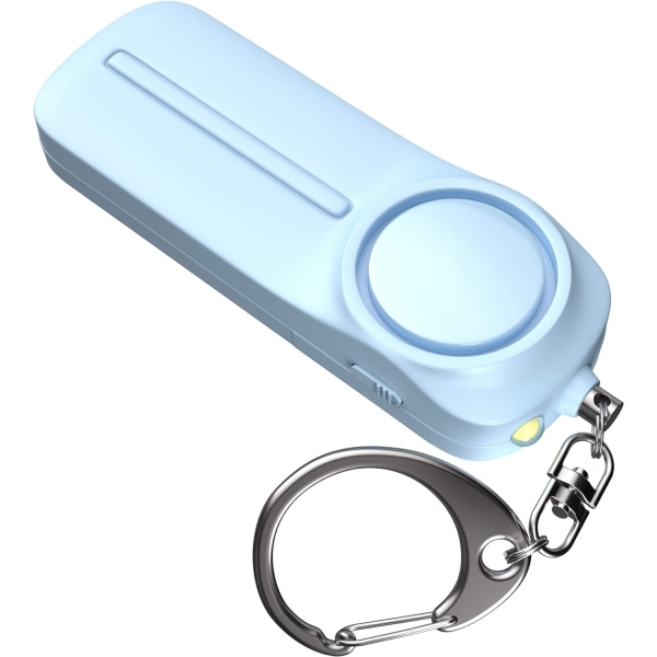 Säkerhetssiren Personlig nyckelringlarm for kvinners beskyttelse – 2-pack selvförsvar Säker ljudvarning med ficklampa – høy 130dB nödsäkerhetsnyckelring