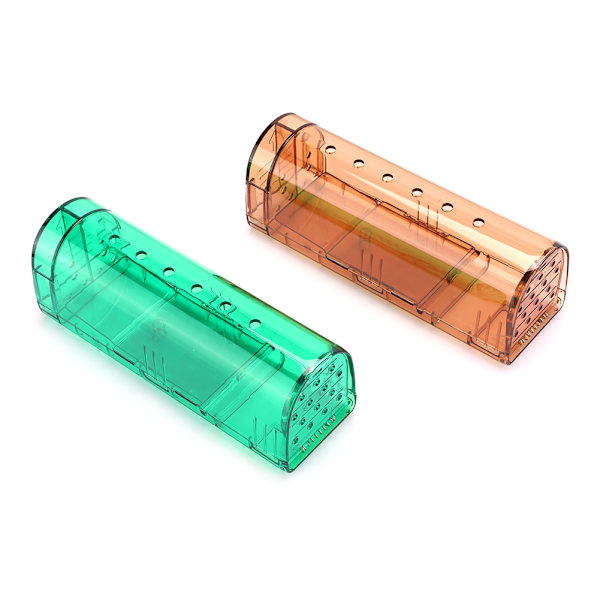 2ST Musfälla i plast Human Återanvändbar råttfångarbur Gnagare Musfälla för hembutik Hotell2PCS