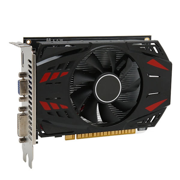 Spill Grafikkort 2GB GDDR3 64bit PCIe1.1 X16 700MHz klokke Dobbel kjøleventilator Skrivebord grafikkort for dataspill