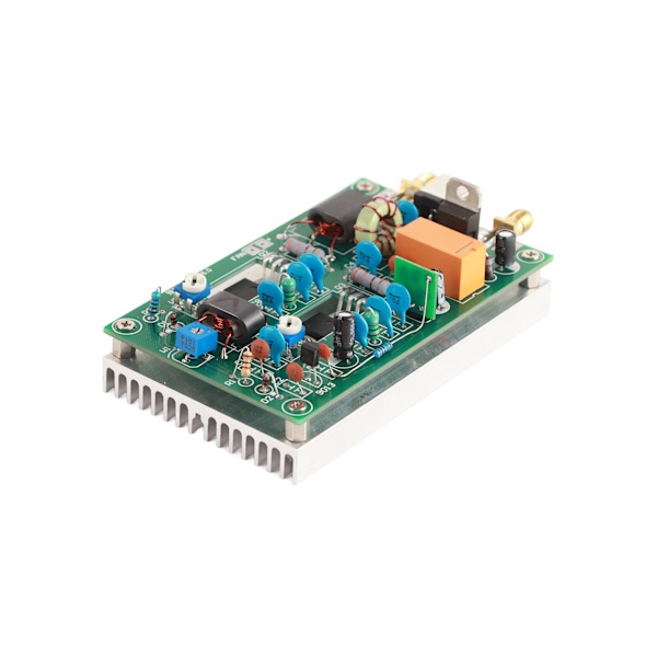 Kortbølgeeffektforstærkermodul Aluminiumlegering automatisk afbryder 30W effektforstærkerkort DC 12‑13,8V