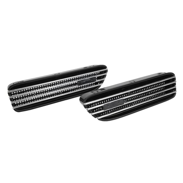 2ST Sideloftventil Trim ABS til M Style Tilbehør Erstatning for E46 / E90 M3 Elektroplet