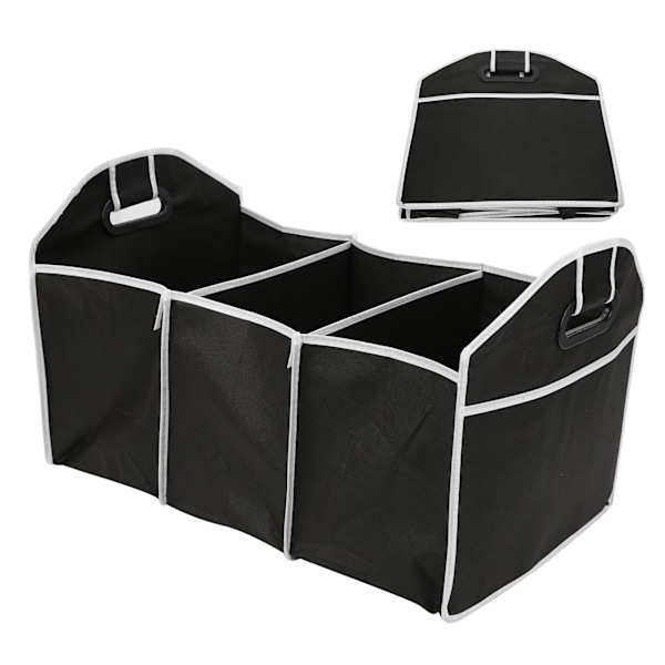 Foldbar Bagasjeorganisator Universal Oppbevaringsboks Bag Stor Kapasitet Beholder for Bil Lastebil Van SUV