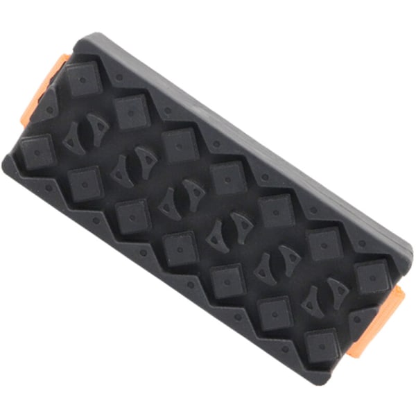 2 STK bildekk anti-skli trekkblokker snøslam sand trekkmatter for SUV Berline, modell: Noir Orange 40