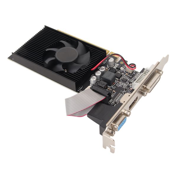 GT610 Näytönohjain 2GB 64bit tietokoneen näytönohjain High Definition Multimedia Interface tietokoneelle