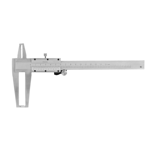 Kolstål Invändigt spår Vernier Bromsok Inre mikrometer Mätare Linjal Mätverktyg 9-150 mm