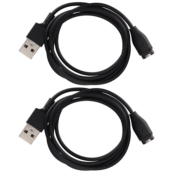 2st laddarkabel kompatibel för Fitbit Fenix ​​6X Smart Watch USB-laddarkabel Adapterbyte