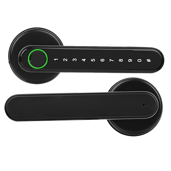 Smart Handle Lock Fingeravtryck Lösenord Bluetooth App Elektriskt nyckelskåp för hemsäkerhet för Tuya