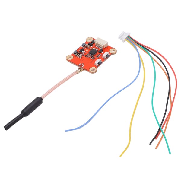 FPV 5.8G 40CH 25/200/500MW Justerbar Strøm Bildeoverføringssender for RC FPV Racing Drones
