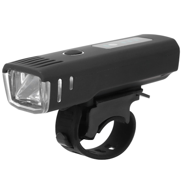 Cykellygte foran USB-opladning Vandtæt LED Cykel Forlygte Sort