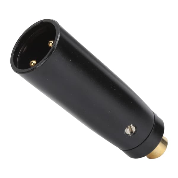 RCA Hun til XLR Han Adapter Guldbelagt Audio Connector til Mixer Mikrofon Sort